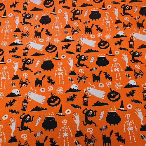 Halloween Polycotton - The Fabric Counter