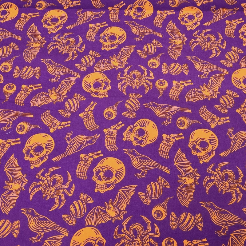 Halloween Polycotton - The Fabric Counter