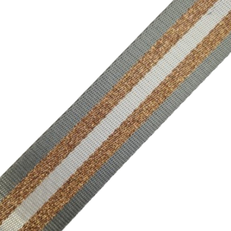 Lurex Webbing 50mm - The Fabric Counter