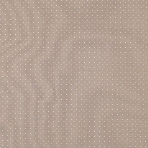 Mini Spot 100% Cotton Print - Beige - The Fabric Counter