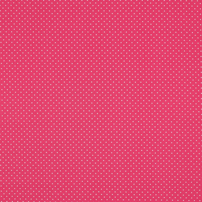 Mini Spot 100% Cotton Print - Cerise - The Fabric Counter