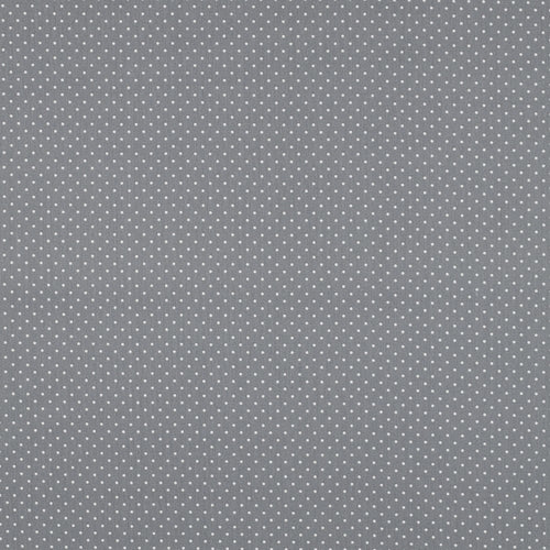 Mini Spot 100% Cotton Print - Grey - The Fabric Counter