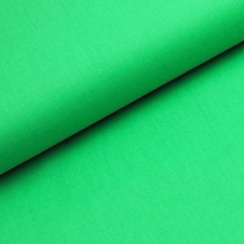 Plain 100% Cotton - Green - The Fabric Counter