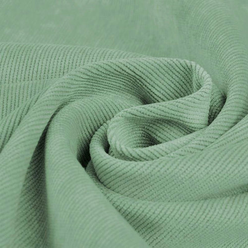 Plain Corduroy 16W - Old Mint - The Fabric Counter