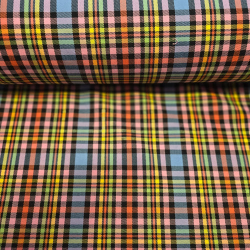 Poly - Vicose Tartan - The Fabric Counter