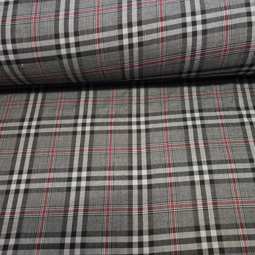 Poly - Vicose Tartan - The Fabric Counter