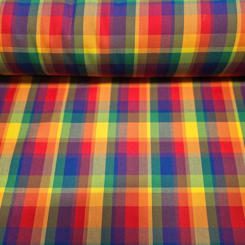 Poly - Vicose Tartan - The Fabric Counter