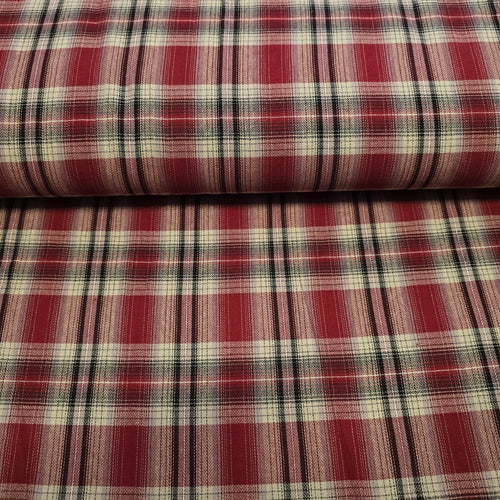 Poly - Vicose Tartan - The Fabric Counter