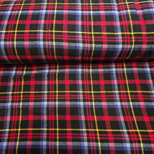 Poly - Vicose Tartan - The Fabric Counter