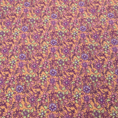 Polycotton - Retro Floral - The Fabric Counter