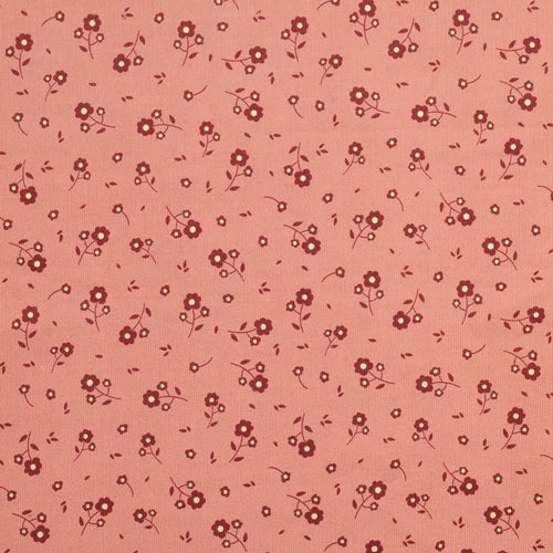 Printed Needle Corduroy - Flower - The Fabric Counter