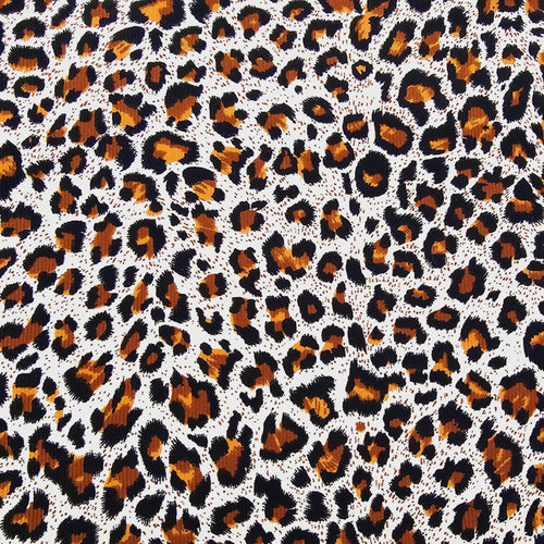 Printed Needle Corduroy - Leopard Print - The Fabric Counter