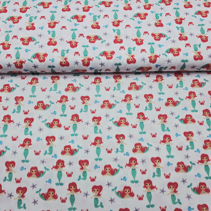100% Cotton Print - Mermaid