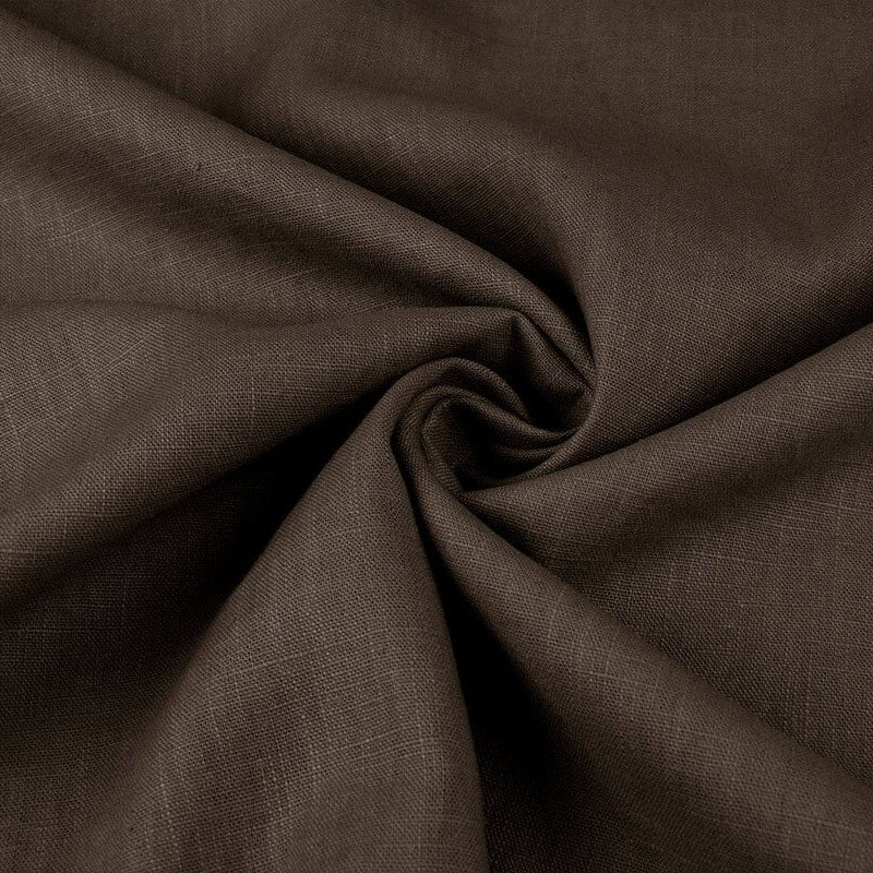 100% Linen - Brown