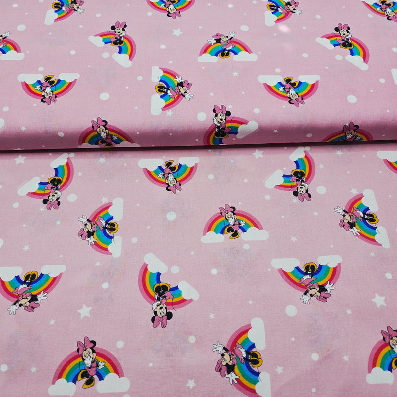 100% Cotton Print - Licenced Print - Minnie Mouse