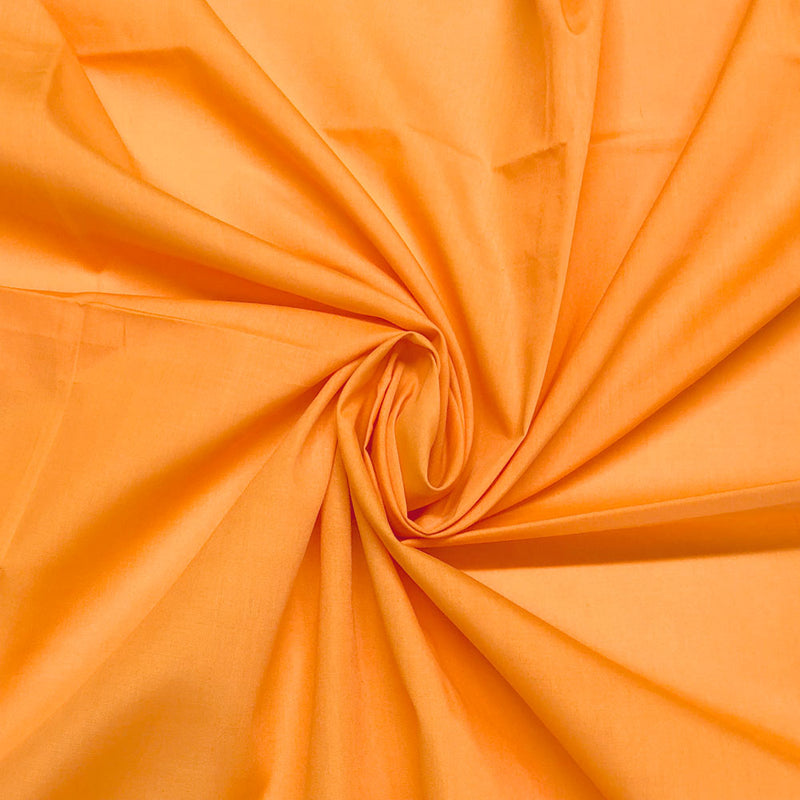 Plain Polycotton - Pumpkin