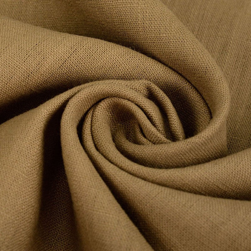 100% Linen - Dark Sand