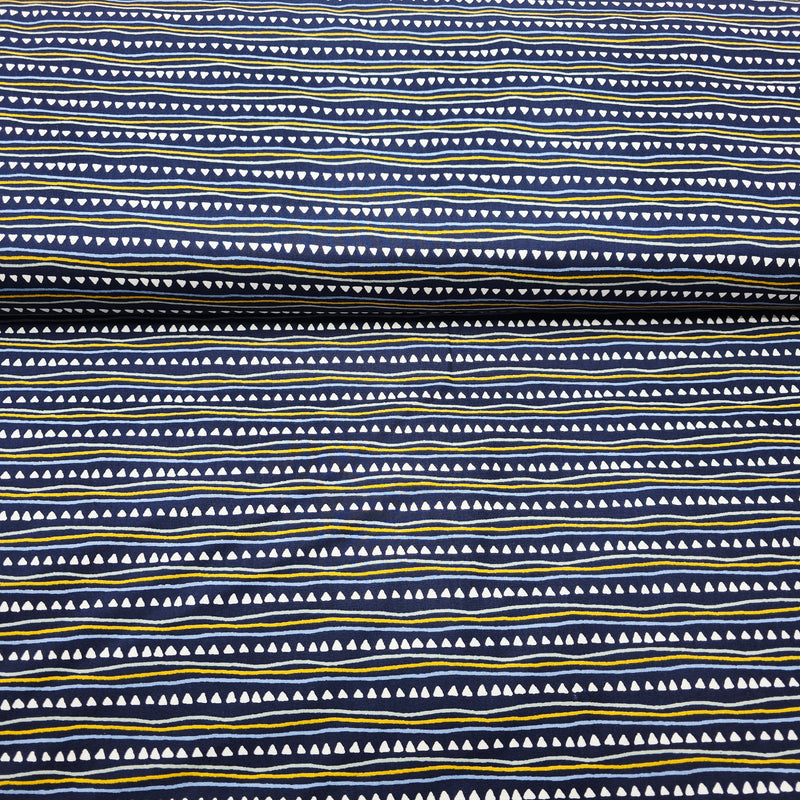 GOTS Organic Cotton - Squiggles