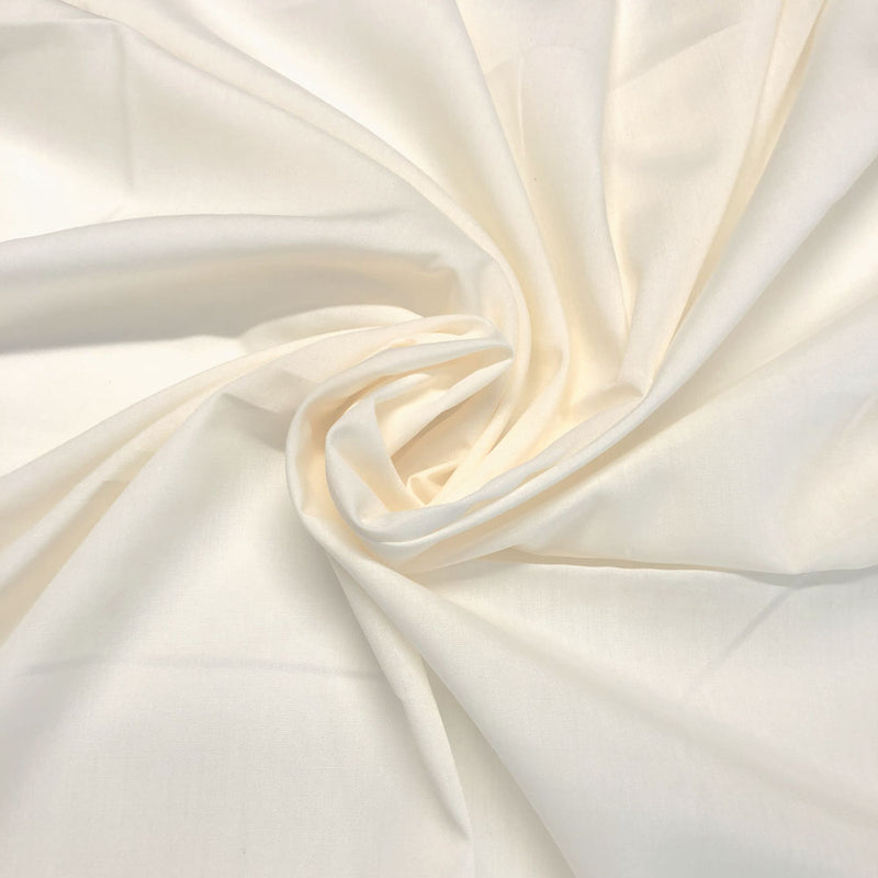 Plain Polycotton - Cream