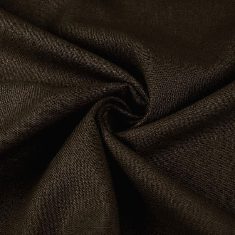 100% Linen - Chocolate