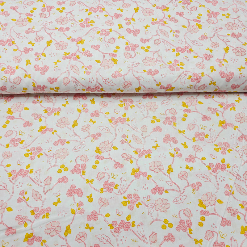 GOTS Organic Cotton - Floral
