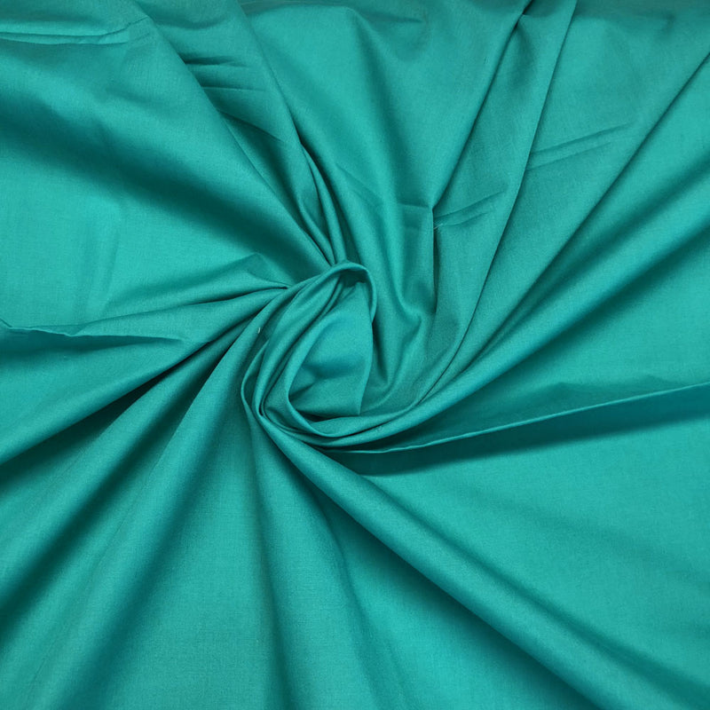 Plain Polycotton - Teal