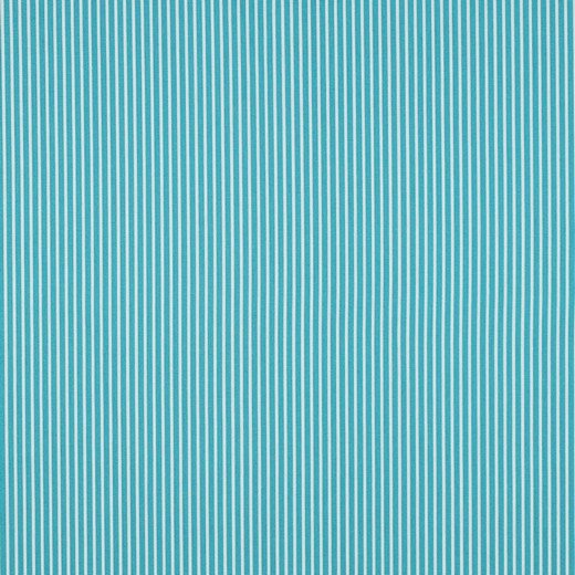 Small Stripe 100% Cotton Print - Aqua - The Fabric Counter