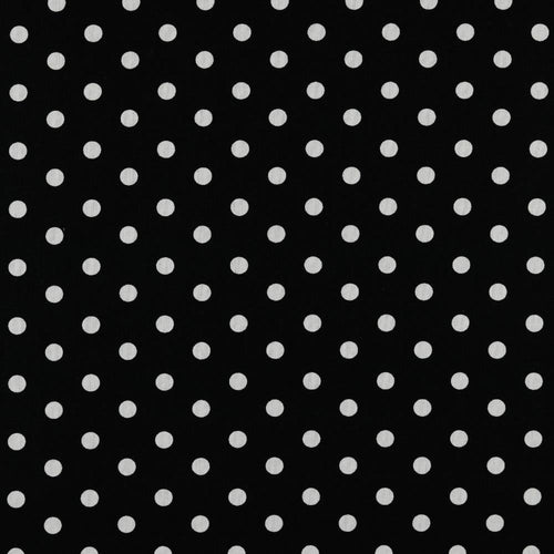 Spot 100% Cotton Print - Black - The Fabric Counter