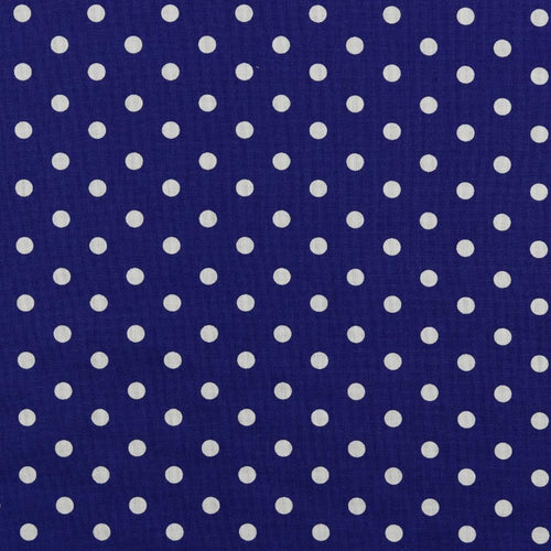 Spot 100% Cotton Print - Royal - The Fabric Counter