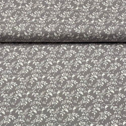 100% Cotton Ditsy Print - Grey - The Fabric Counter