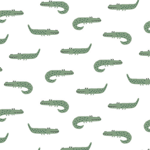 100% Cotton Print - Alligator - The Fabric Counter