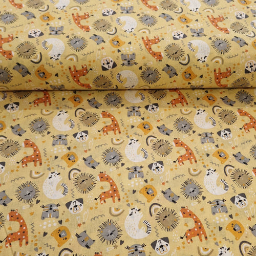 100% Cotton Print - Animals - The Fabric Counter