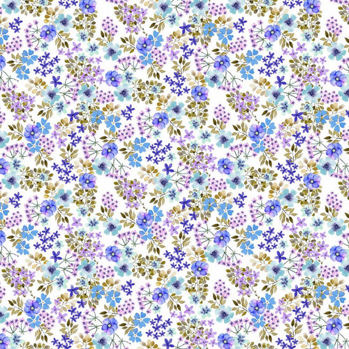 100% Cotton Print - Digital Floral - The Fabric Counter