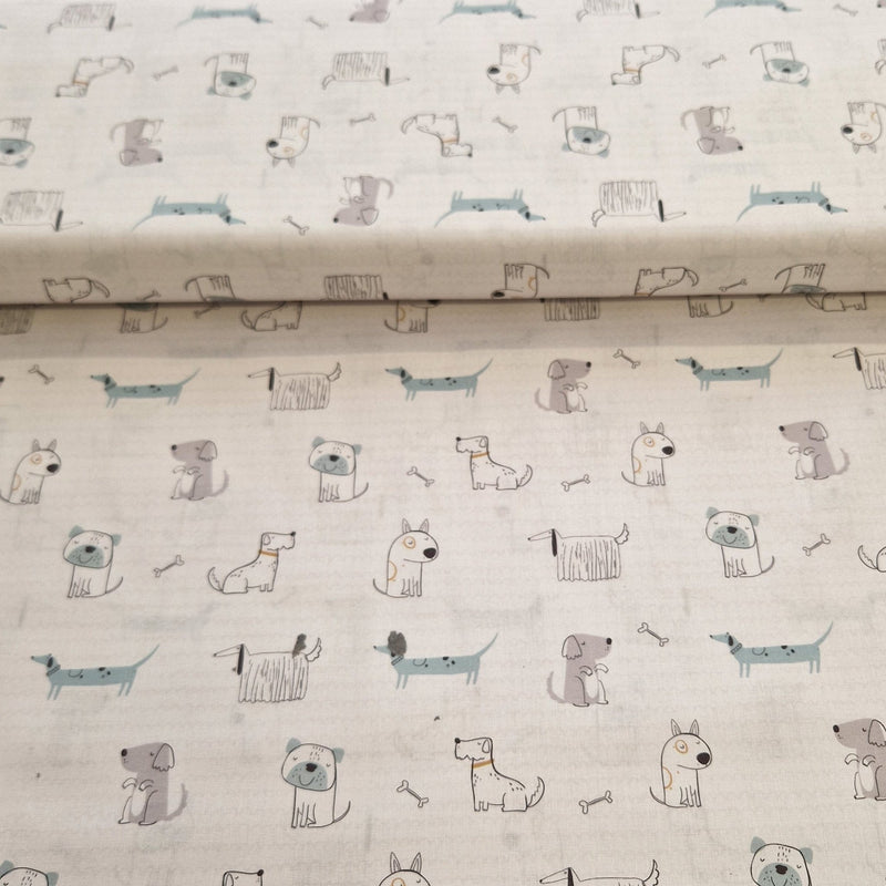 100% Cotton Print - Dogs - The Fabric Counter