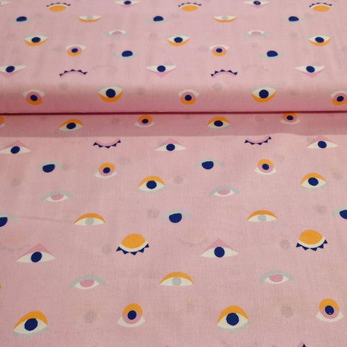 100% Cotton Print - Eye - The Fabric Counter