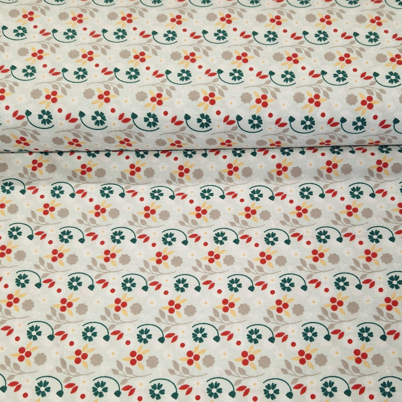 100% Cotton Print - Floral - The Fabric Counter