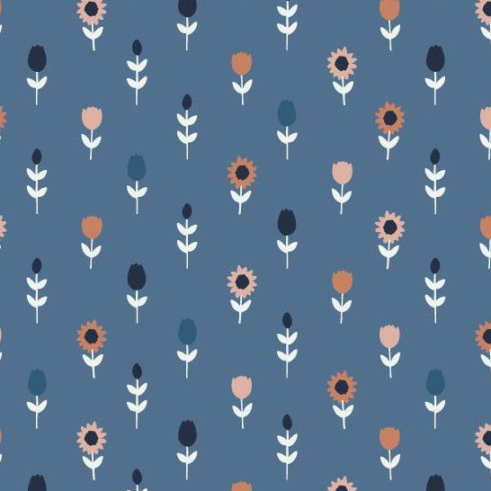 100% Cotton Print - Flower - The Fabric Counter