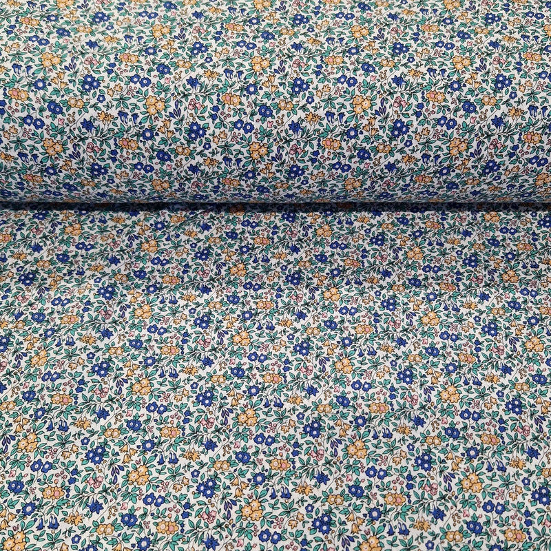 100% Cotton Print - Liberty Inspired Floral - The Fabric Counter