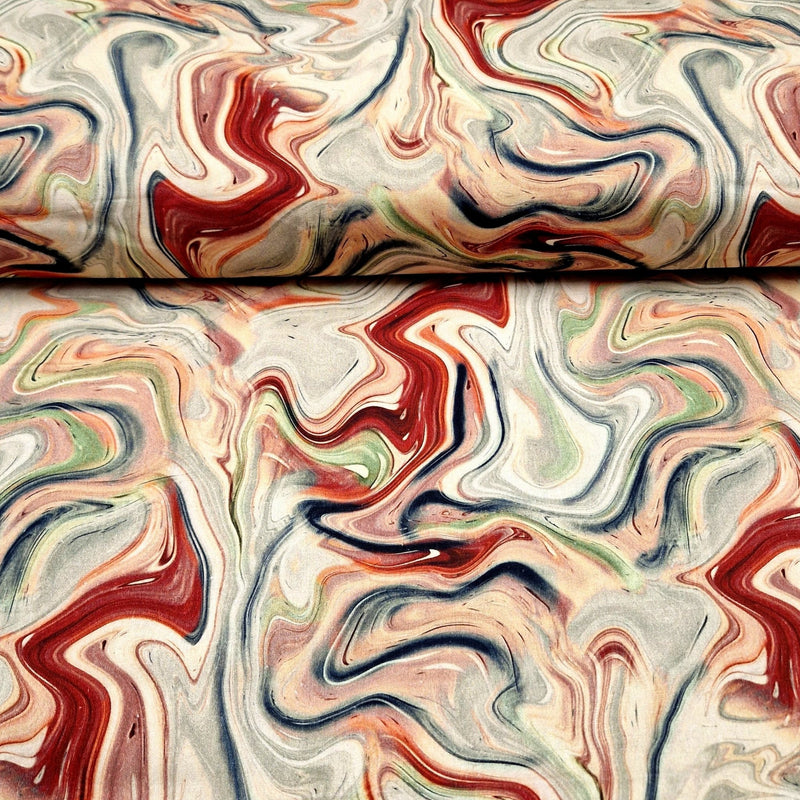 100% Cotton Print - Marble - The Fabric Counter