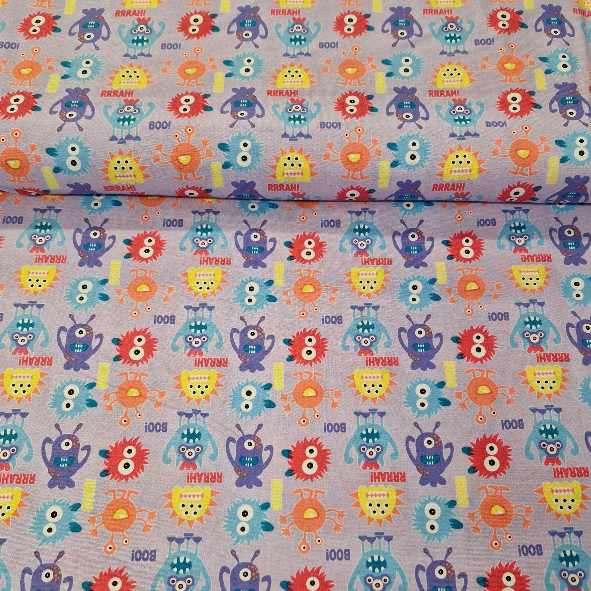 100% Cotton Print - Monster – The Fabric Counter
