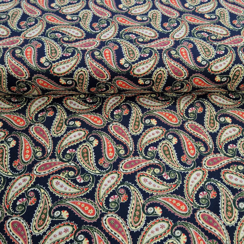 100% Cotton Print - Paisley - The Fabric Counter