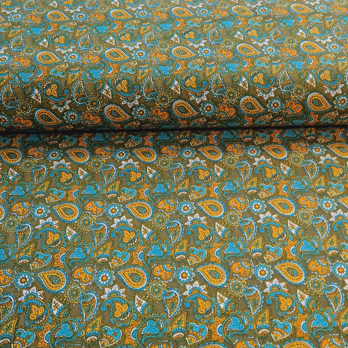 100% Cotton Print - Paisley - The Fabric Counter