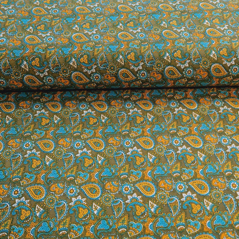 100% Cotton Print - Paisley - The Fabric Counter