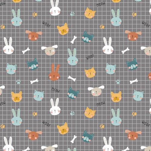 100% Cotton Print - Pets - The Fabric Counter