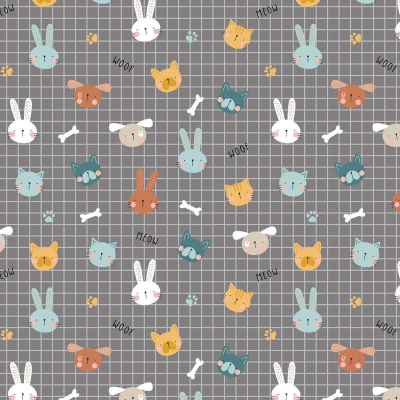 100% Cotton Print - Pets - The Fabric Counter