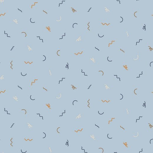 100% Cotton Print - Retro Shapes - The Fabric Counter