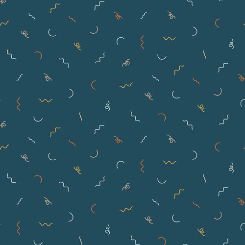 100% Cotton Print - Retro Shapes - The Fabric Counter