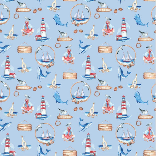 100% Cotton Print - Sea Life - The Fabric Counter