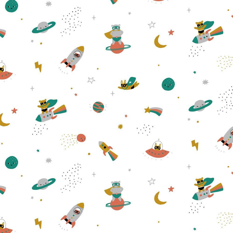 100% Cotton Print - Space - The Fabric Counter