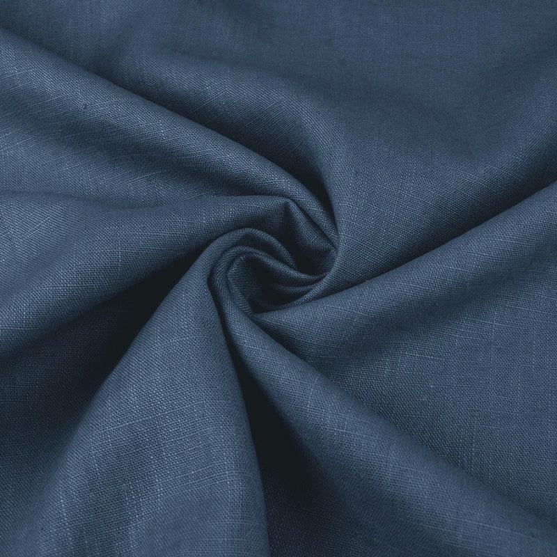 100% Linen - Dark Jean - The Fabric Counter